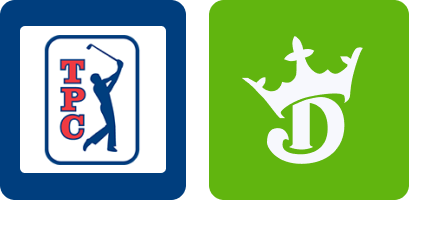 TPC PGA and DraftKings logos