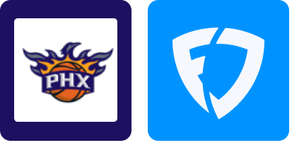 Phoenix Suns and FanDuel logos