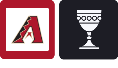 Arizona Diamondbacks and Caesars logos